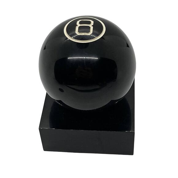 Vintage Bakelite 8 Ball Pool Paper Weight Decoration Mid century Modern - Picture 1 of 9